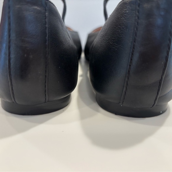 Madewell The Greta Black Leather Ballet Flats, 7 - Picture 5 of 7